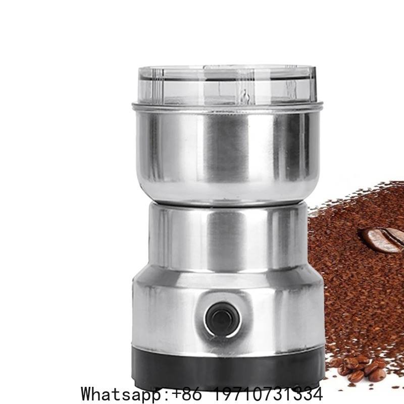 Coffee Bean Grinder Electric - เครื่องบดธัญพืชไฟฟ้า Smash Machine เครื่องบดสมุนไพร เครื่องบดเมล็ดกาแฟไฟฟ้า