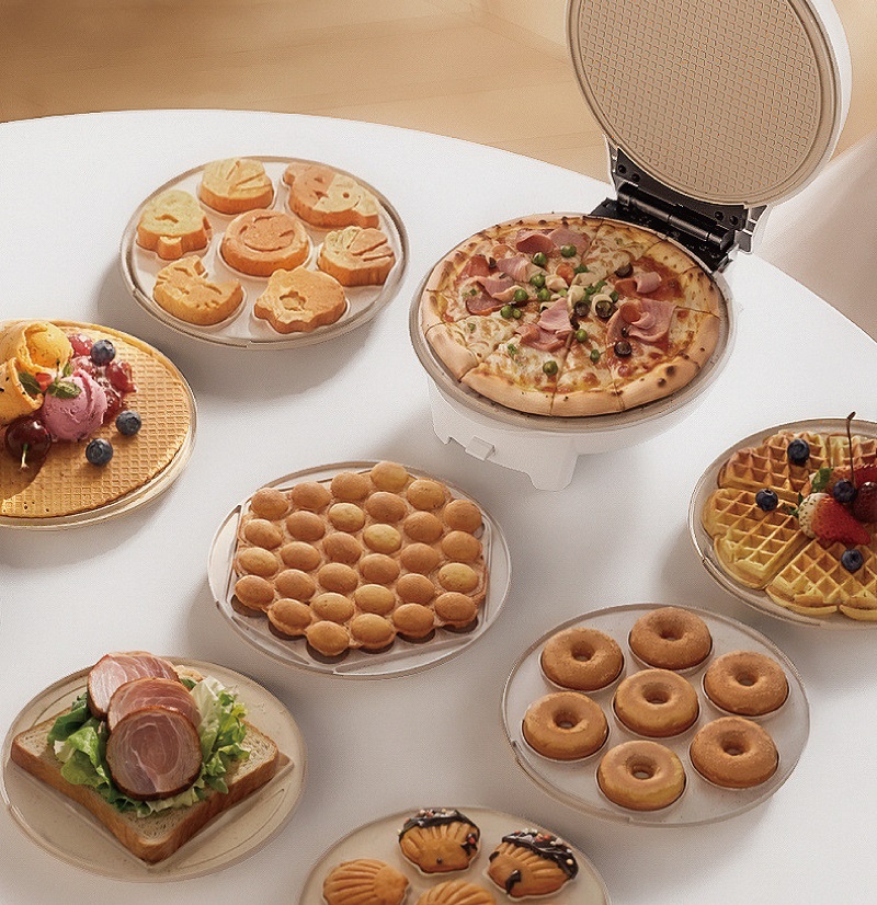 750W มินิเครื่องทําแซนวิชไฟฟ้า - Mini Waffle Maker Machine บทวิจารณ์และราคา