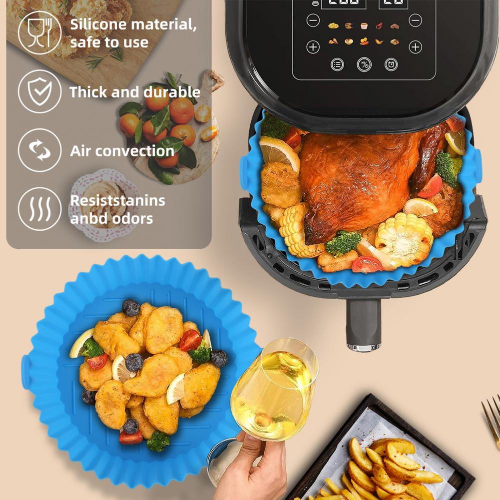 Air Fryer หม้อซิลิโคน Air Frye - Air Fryer Silicone Pot Liner บทวิจารณ์และราคา