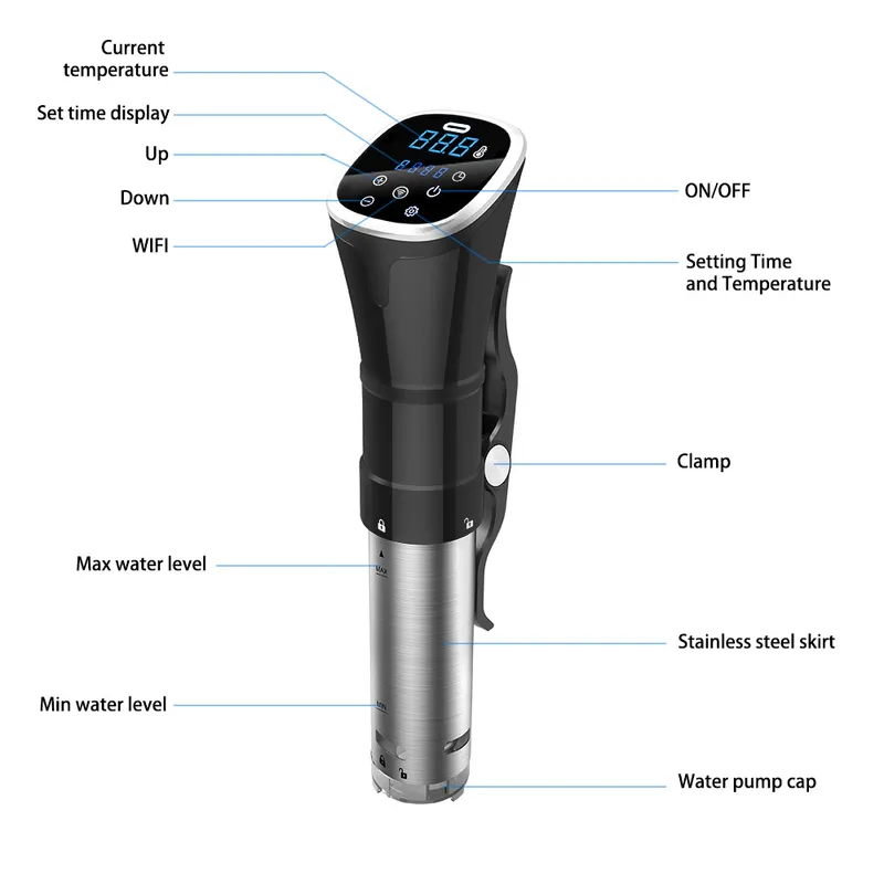 เครื่องทำอาหารแบบซูวีด (Sous V - Digital Sous Vide Precision Cooker บทวิจารณ์และราคา
