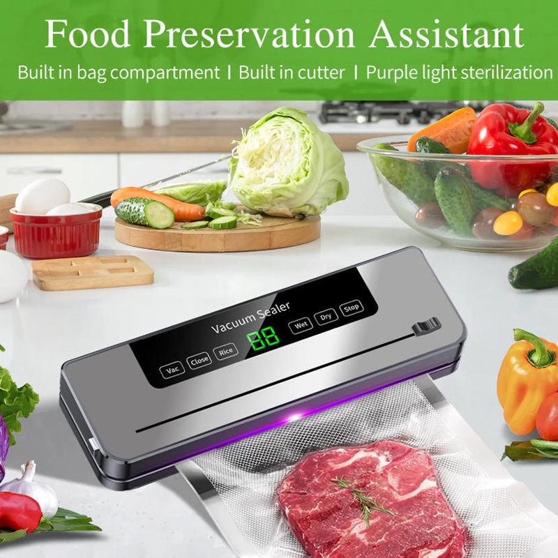 เครื่องซีลสูญญากาศไฟฟ้า Mi สำห - Food Vacuum Sealer Machine บทวิจารณ์และราคา