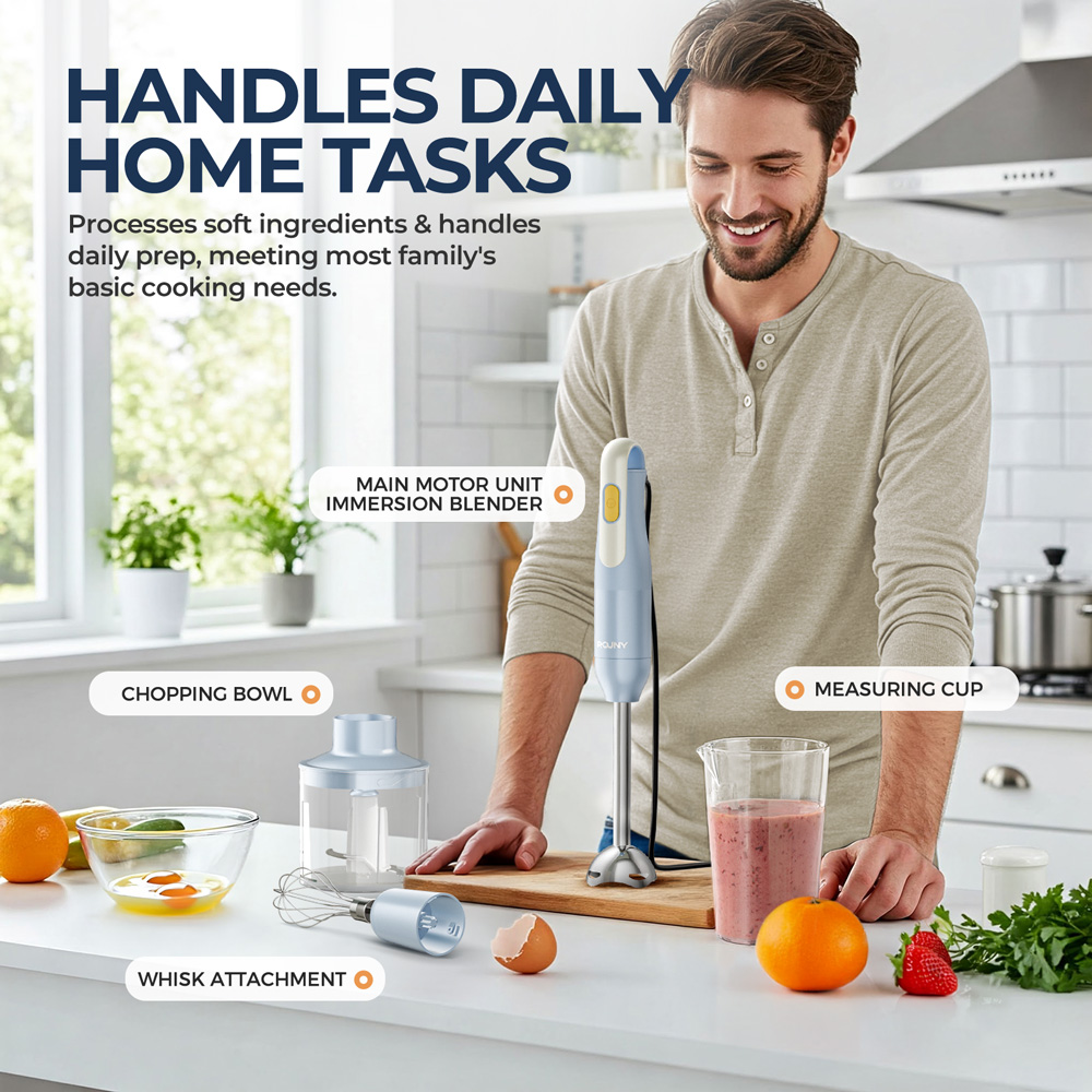 4-in-1 Handheld Stick Blender  - Immersion Hand Blender Set บทวิจารณ์และราคา