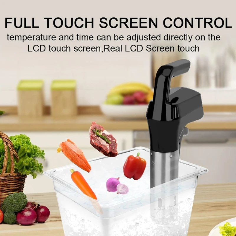 เครื่องซูวีด 1800W ระบบหมุนเวี - Digital Sous Vide Precision Cooker บทวิจารณ์และราคา